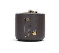 HZCVSG Cremazione urnsfor Cenere urne cremazione urna funerali Adulti Bambini Grazia urne fortemente sigillate Contro la Scultura Fatta a Mano umida (Colore: b) bei Tempi