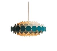 HZCVSG Elegant Round Floral Chandelier for Living Room - Nero 80cm Diameter Premium Accessible Elegance
