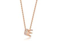 HZCVSG Gioielli/collane Crown Collana clavicole Catena Semplice Temperamento Freddo Ciondolo Rosa la Fidanzata Regalo per Le Pendenti delle Donne