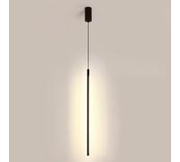 HZCVSG Lampada a Sospensione di Metallo Nero a Ciondolo a Moderno Light Metal LAMPAGGIO Applicato del TUBILO Lungo per LASSEGGIO Sogno SOGGIORI LANCA ELEGGIORE DELL'ACCOLTA della CASA