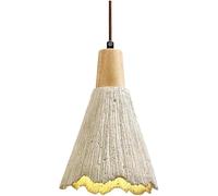 HZCVSG Lampadario Antico a Cupola Leggera di metà secolo - Lampada a Sospensione Rustica per Fattoria - Lampada a Sospensione a soffitto Singolo in Cemento, per Varie stanze