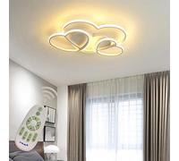 HZCVSG Luce a soffitto dimmerabile a Forma di Cuore con Telecomando per la Stanza per Bambini Il lampadario a tonalità acrilica Bianca per la Cucina della Sala da Letto e Illuminazione del corridoio