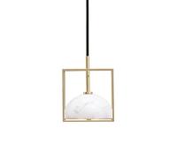 HZCVSG Moderno lampadario a soffitto a soffitto Nero a Sospensione in Marmo Verde Verde di metà secolo Ideale per Camera da Letto per Camera da Letto per la Camera da Pranzo dell'isola da Cucina.