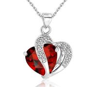 HZCVSG Necklace Chain Men Women Jewellery Heart Cipnder Collana per Le Donne Gioielli