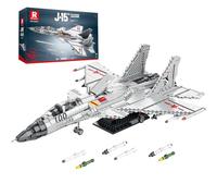 HZCVSG Set Giocattoli J-14 Fighter Building, Modello Aereo Aerei da Combattimento a carnagione Volante Militare Adulti, Regali la Raccolta di Fan dell'Esercito Hobby Uomini Ragazzi per Bambini