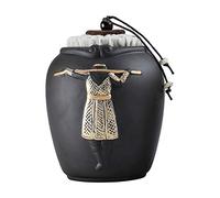 HZCVSG Urn || Adult | Cat Cane Che Ash, Pet Ash, Bocca MEMORIALE Funzione Piccola Umana, Jar SEGGIO di Saggio PURPLA MEMPIO MEENTIPATO, Famiglia O CEMETERE (Dimensioni: 8,8 cm * 11,8 cm) bei Tempi