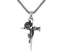 HZCVSG Women Patrck Day Collane Sospensione per la Festa della Mamma Luce e Lussuosa Collana di Gioielli a Colori Acciaio in Titanio