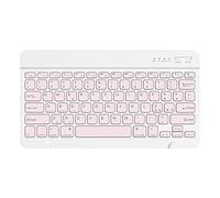 HZD Tastiera Wireless Bluetooth, Rechargeable Tastiera Universale Ultra Sottile per Tablet, per Tablet Samsung/IOS/Android/Windows/Telefoni, Layout Italiano QWERTY