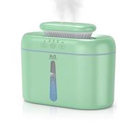 HZD Umidificatori per camera da letto, serbatoio da 2 l, facile da riempire e pulire, 26 dB, funzionamento silenzioso, umidificatore USB temporizzato per casa, bambino, vivaio, piante, luce notturna