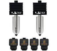 HzdaDeve Kit di aggiornamento Hotend Combo 2-Pack P2S/H2D/H2S 0,2MM - Testa di stampa Hotend con ugello in acciaio temprato ad alta temperatura e 2PCS di copertura in silicone per Bambu Lab H2D Combo