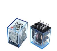 HZDXWXOJ 1 pz MY4 Relè elettromagnetico Generale di Piccole Dimensioni Relè di Potenza AC12V/24V/110V 220V Relè MY4NJ Bobina 4NO 4NC Relè(AC,24V)