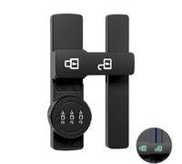 HZDXWXOJ 1 pz Serratura for Porta Scorrevole a 180 Gradi Serratura for Porta con Password Serratura for Porta Interna Serratura for Porta Fibbia Luminosa(Luminous Black)