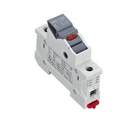 HZDXWXOJ 2PCS Portafusibile 10x38MM 500V RT18X Fusibili Scatola Base Indicatore Luce Colpo Veloce Ceramica RO15 Montaggio su Guida DIN(RT18X-32-2pcs,10A)