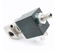 HZDXWXOJ Elettrovalvola elettrica a 2 Vie e 2 Posizioni for Macchine da caffè in Ottone, 6000-9000 AC 230V N/O G1/8#39; for Vapore, Aria e Acqua
