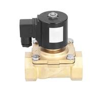 HZDXWXOJ Elettrovalvola elettrica AC DC G1-1/2in Filettatura diaframma Tipo trazione Dritta for Acqua Gas 2W41-40GBN Forniture industriali(DC 24V)