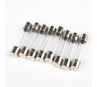 HZDXWXOJ Fusibile for Tubo di Vetro da 25 Pezzi 5x20/6x30mm 0.1A 0.2A 0.5A 1A 2A 2.5A 3A3.15A 4A 5A 8A 10A 15A 20A 30A 250V Fusibili rapidi rapidi(3.15A)