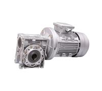 HZDXWXOJ NMRV050 Rapporto 1:5/7,5/10/15/20/25/50/60/80/100 Albero di Ingresso Albero di Uscita 19 mm o 11 mm o 14 mm Riduttore a Vite Senza fine a 90 Gradi(Ratio 7.5-0.37KW 71B5)