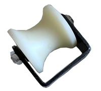 HZEPDVT Larghezza Scanalatura 50mm Tubo Tondo Puleggia A U Tonda Cuscinetto Ruota Guida Rullo Supporto Puleggia Mobile Cavo Ruota Guida 1