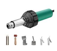 hzexun 1600W Saldatrice per plastica,30℃- 700℃ Temperatura Regolabile Saldatrice ad aria calda per plastica per saldatura di coperture in plastica, vinile, PVC, Auto paraurti