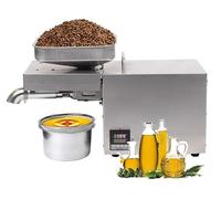 hzexun Automatico Elettrico Pressa,Controllo Temperatura Olio Pressa Macchina Caldo Olio Freddo Estrazione Expeller per Arachidi, Semi di Lino, Noci, Semi di Girasole, Sesamo