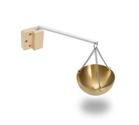 hzexun Ciotola per aromi per Sauna Accessori per Sauna da Casa,Contenitore Vuoto per Oli Essenziali per Aromaterapia per Sauna Tradizionale o Sauna a infrar (Dorati)