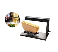 hzexun Raclette Formaggio Melter Elettrico Commerciale Macchina per Formaggio 750W Nacho Formaggio Dispenser Mezza Ruota di Formaggio Maker Angolo Regolabile Riscaldamento Rapido