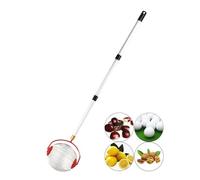 hzexun Rullo Raccoglitore Raccogli Noci Nocciole Olive Castagne Attrezzo a Mano All'aperto Giardino Lunghezza Regolabile Frutta Pallone da Golf/Tennis