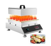 hzexun Waffles Piastra Gaufre Machine,Giapponese Pancake Waffle Soufflé,Termostato Regolabile,Piastre Antiaderent,Tostiera 1500W