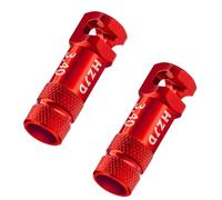 HZJD Tappo Valvola Presta per, Rosso, Strumento per la rimozione dei raggi del nucleo integrato(2Pezzi)