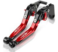 HZlailai Per SH300 SH 300 2008 Accessori Moto Regolabile CNC Pieghevole Extensibile Maniglia Freno Maniglia Frizione Leve Rosso + Nero + Rosso