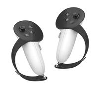 HZLucki Manopole per controller compatibili con accessori Meta Quest 3S/Quest 3, cinghie regolabili per nocche si adattano alla maggior parte delle mani, copertura morbida per batteria ufficiale del