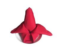 HZLXF1 6 tovaglioli da tavola in Raso, tovaglioli da Cena, tovaglioli da tavola for Decorazioni for Matrimoni, Compleanni, Banchetti e Feste di Natale(Red)
