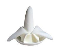 HZLXF1 6 tovaglioli da tavola in Raso, tovaglioli da Cena, tovaglioli da tavola for Decorazioni for Matrimoni, Compleanni, Banchetti e Feste di Natale(White)