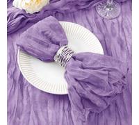 HZLXF1 Confezione da 50 tovaglioli di Garza, tovaglioli di Garza sfusi Adatti for Matrimoni, Feste e cene(Lavender Purple)