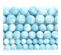 HZLXF1 Perle di Pietra Naturale Larimar Domestico Larimar Rotondo Perline for la Fabbricazione dei Gioielli Braccialetto for Cucito Fai da Te 4-12 mm (Item Diameter : 10mm About 38 PCS)