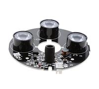 Hzoibyze 1 Pezzo Scheda LED Infrarossi 850nm Modulo Camera IR Visione Notturna Illuminazione Lampada Sostituzione Adatta per Videosorveglianza Interna Esterna