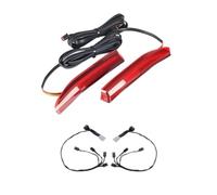 Hzoibyze Fari Posteriori a LED Multifunzionale Luci Posteriori con Lenti Oscurate Durevole Luce di Coda per ciclisti, Rosso, Luce Di Marcia Diurna/Luce Freno Con Cablaggio Adattatore