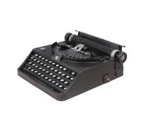 Hzoibyze Macchina da Scrivere retrò Durevole | Antico, Macchina da Scrivere Decorativa, Creativo, per Vetrina, Studio Fotografico, Collezionisti, Appassionati, Nero, M