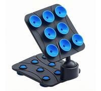 Hzoibyze Supporto ’acqua per Staffa Ventosa Multipla Supporto Smartphone O Piastra Inclinabile Angoli di Visione Regolabili Costruzione Compatta Adatto per, Blu