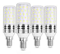 HZSANUE LED Lampadina Mais 12W,E14 Piccole Vite Edison Lampadina, 6000K Bianco Freddo, 1350LM, 100W Lampadine a Incandescenza Equivalenti, Non Dimmerabile, Confezione da 4