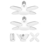 HZSANUE LED Lampadine Garage 28W, E27 Vite Edison Lampadine, 4000K Bianco Naturale, 3100LM, 300W Lampadina Incandescenza Equivalenti, Non Dimmerabile, Confezione da 2