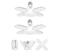 HZSANUE LED Lampadine Garage 28W, E27 Vite Edison Lampadine, 6500K Bianco Freddo, 3100LM, 300W Lampadina Incandescenza Equivalenti, Non Dimmerabile, Confezione da 2