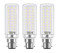 HZSANUE LED Lampadine Mais 22W, B22 Lampadina Baionetta, 6000K Bianco Freddo, 2500LM, 180W Lampadine Incandescenza Equivalenti, Non Dimmerabile, Confezione da 3