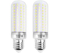 HZSANUE LED Lampadine Mais 32W, E27 Vite Edison Lampadine, 6000K Bianco Freddo, 3600LM, 240W Lampadina Incandescenza Equivalenti, Non Dimmerabile, Confezione da 2
