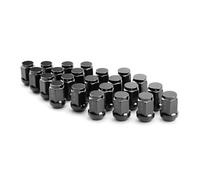 HZSMYXGS Bulloni Cerchioni Compatibile con Jeep per Wrangler per JK 1987-2018 per Liberty 2002 2003 2004 2005 2006 2007 2008 2009 2010 2011 2012 Dadi Ruota Posteriori 1/2-20(Black 20pcs)