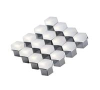 HZSMYXGS Bulloni Cerchioni Compatibile con Peugeot per 207 per 208 per 3008 per 301 per 307 per 308 Tappo coprivite per mozzo Ruota Auto