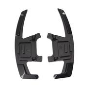 HZSMYXGS paddle cambio auto Compatibile con POLO 6C GTI 2015-2019 Estensione del cambio in alluminio per volante dell'auto(Black)