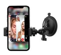 HzTinT TikTok - Supporto per telefono a specchio da doccia, supporto per telefono a ventosa per specchio da bagno, piastrelle da cucina, TikTok, YouTube, Instagram, Make Up Vlog Video Content Creator