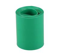 Hztuang 2 m 50 mm verde scuro PVC guaina termotrattabile per 2 x 18650 batteria