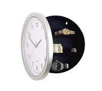 Hztuang Cassetta di sicurezza per orologio da parete,orologio da parete cassaforte nasconde cassaforte segreta cassaforte per nascondiglio segreto d'argento